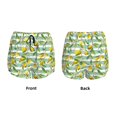 thumbnail image 3 of Rateoe Lemon Printed 2 in 1 Women's Workout Shorts for Athletic Gym Running Shorts with Phone Pockets-Medium, 3 of 7