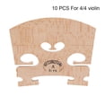 thumbnail image 1 of 10pcs Érable Violon Chevalet Type Régulier 4/4 1/8 1/4 3/4 1/2 Accessoires de Violon, 1 of 8
