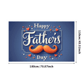 thumbnail image 2 of Mustache Design Backdrop Father's Day Banner Heart Decor for Father's Day Celebration Party Decoration Indoor Event, 2 of 7