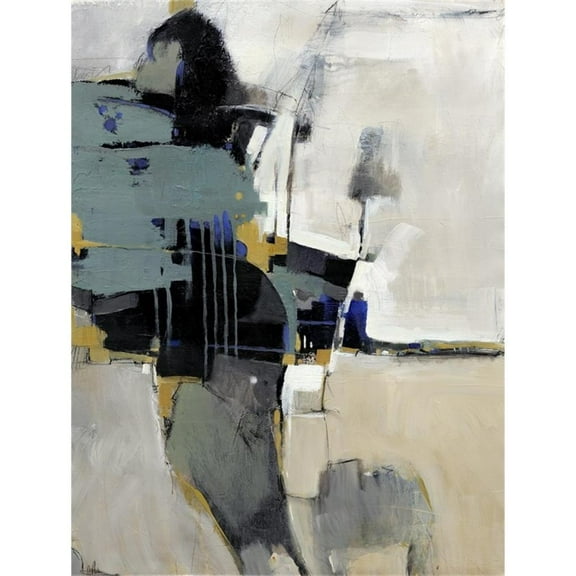 Giant Art 72x54 Fluidity II Fine Art Giant Canvas Print in Multi-Color