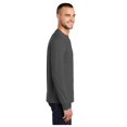 thumbnail image 3 of Port & Company Mens Long Sleeve Essential T-Shirt Charcoal 3X-Large, 3 of 6