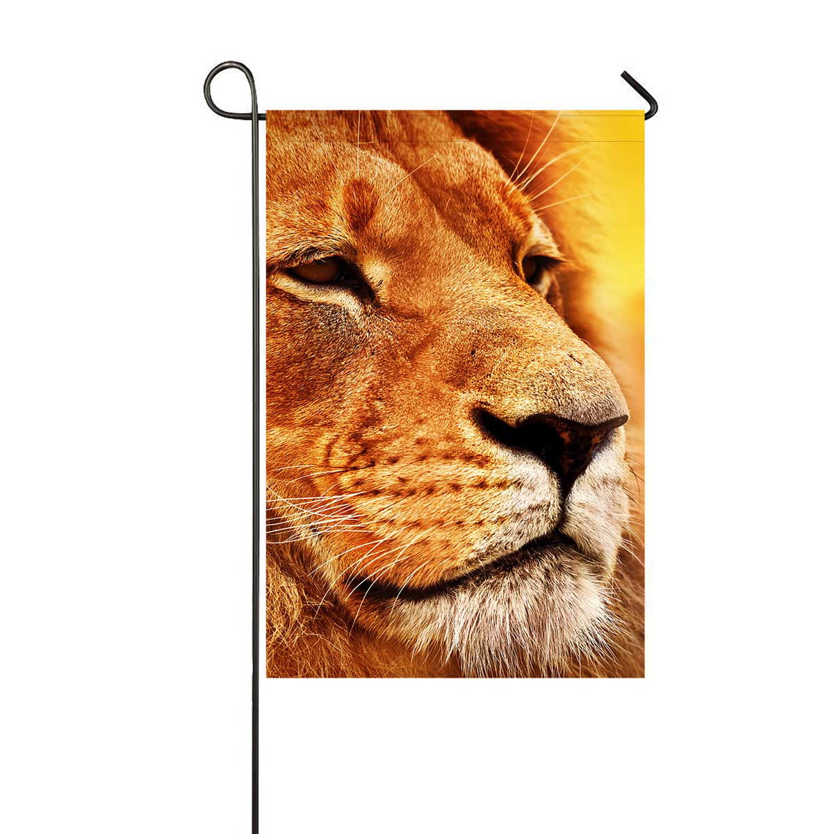Welcome Lion Family Wild Animal 12x18" Garden Flag House Yard Banner Decor Flags 