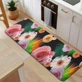 thumbnail image 5 of Pioneer Flower Floral Print Pattern Kitchen Rug Mat,Kitchen Runner Rugs Non Skid Washable,Decorative Kitchen Floor Mats for Kitchen,Sink,Laundry,17"x47.2", 5 of 7
