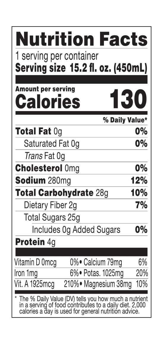 Bolthouse Farms 100% Carrot Vegetable Juice, 15.2oz