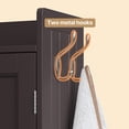 thumbnail image 3 of Aiho Tall Over‑the‑Toilet Storage Cabinet, Space‑Efficient Bathroom Organizer with 2 Doors and Adjustable Shelving, Ideal for Bathroom Laundry Room, Dark Brown, 3 of 12