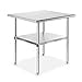 thumbnail image 3 of GRIDMANN Stainless Steel Work Table 30 x 24 Inches, NSF Commercial Kitchen Prep Table with Under Shelf for Restaurant and Home, 3 of 4