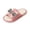 Pink, variant on Willtoo Women's Open Toe Memory Foam Slippers - Cute Fuzzy House Shoes with Lace Bow, Soft Plush Ligthweight Slides Non-Slip Indoor Comfortable Slippers