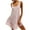 Pink, variant on Women's Lace Flowy Mini Dress Y2k Sleevelss Backless Slip Dress Drop Waist Short Tunic Dress Lingerie Nightgown