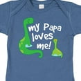 thumbnail image 4 of Inktastic My Papa Loves Me Dinosaur Boys Baby Bodysuit, 4 of 5