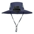 thumbnail image 1 of Sombrero con visera solar para niños | Gorra recargable de ala ancha grande para exteriores con ventilador de 3 velocidades | Malla ligera y transpirable, repelente al agua para pesca, jardinería,, 1 of 3