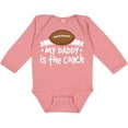 thumbnail image 3 of Inktastic Football My Daddy is the Coach Boys or Girls Long Sleeve Baby Bodysuit, 3 of 5