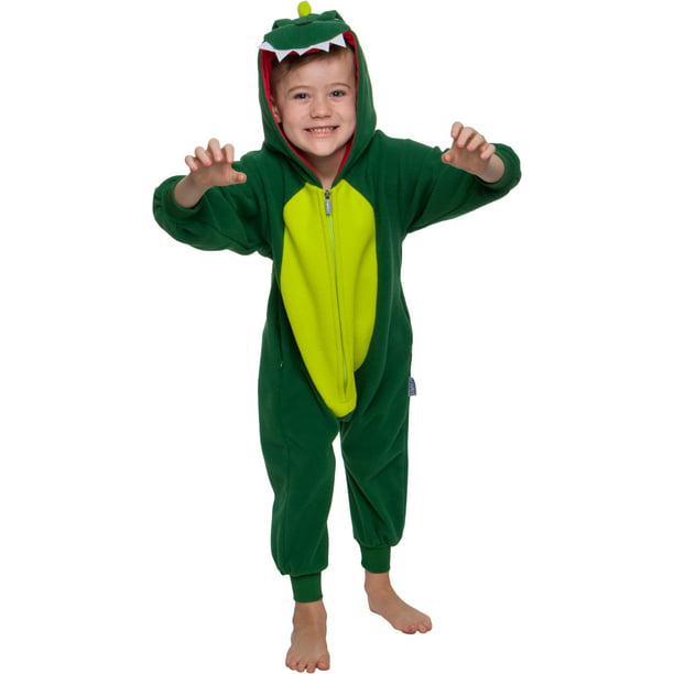 T-Rex Dinosaur One Piece - Plush Kids Dinosaur Costume Jumpsuit by ...