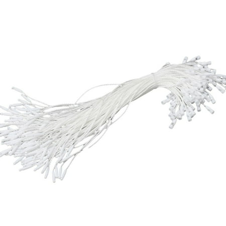 

100Pc /Lot Plastic Tag Hang Tag Polyester Rope String Snap Lock Pin Loop Tie