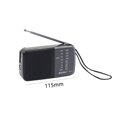 thumbnail image 2 of Estbridge Mini Radio AM/FM AA à Piles Bande Pleine Onde Radio d'Urgence (KK257 Blanc) Équipement Audio, 2 of 8
