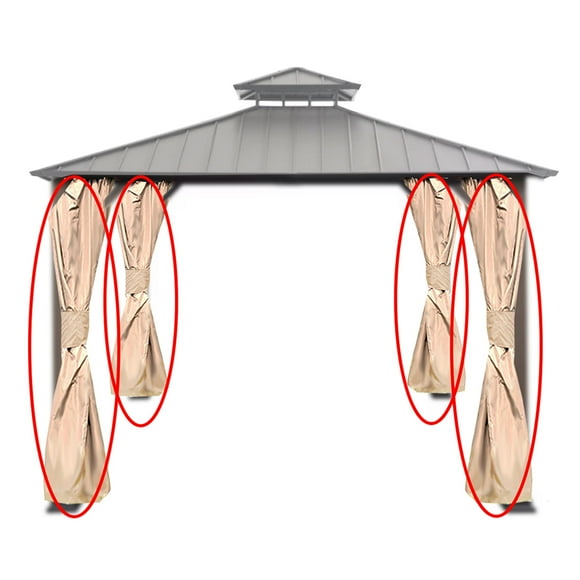 Gazebo Replacement Curtains