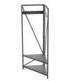 thumbnail image 6 of Twin Star Home Contemporary Corner Hall Tree with Metal Frame in Antique Gray, 6 of 8
