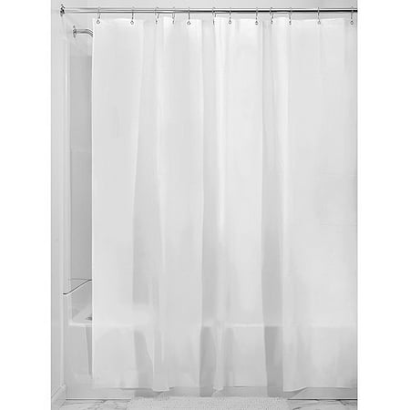 interdesign mildew-free eva shower curtain liner, 54" x 78", frost interdesign mildew-free eva shower curtain liner, 54" x 78", frost