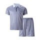 thumbnail image 2 of WILLBEST Pantalones Cortos de Lino para Hombre, de Moda de Primavera/Verano, de Color Liso, con Botones, Informales, Transpirables, de Pierna Recta, para Uso Diario, 2 of 8