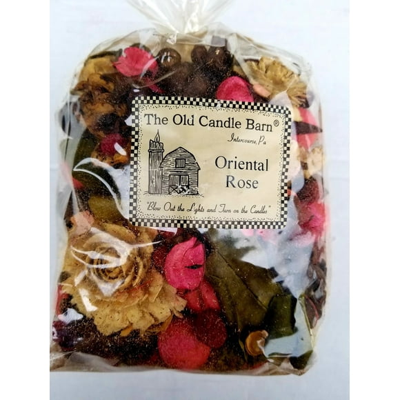 Old Candle Barn Oriental Rose Potpourri Large Bag - Perfect For Spring, Summer, Fall, and Winter Decoration or Bowl Filler