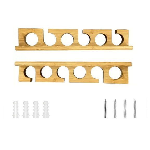 Wall or Ceiling Mounted Fishing Rod Hanger Storage Organizers Fishing Rod Rack Holder Holds 6 Fishing Rods Display Stand