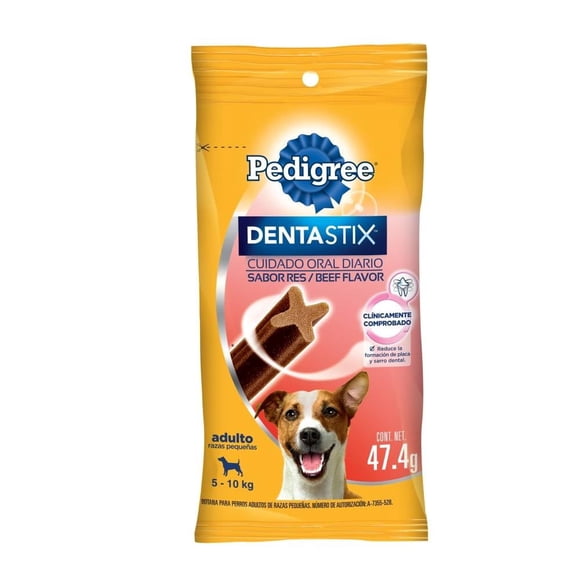 Botana para Perro Pedigree Dentastix Adulto Razas Pequeñas Res 47.4 gr
