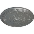 thumbnail image 3 of Ekena Millwork 26 1/4"OD x 3 1/4"P Athens Ceiling Medallion (Fits Canopies up to 3 5/8"), Hand-Painted Silver, 3 of 5