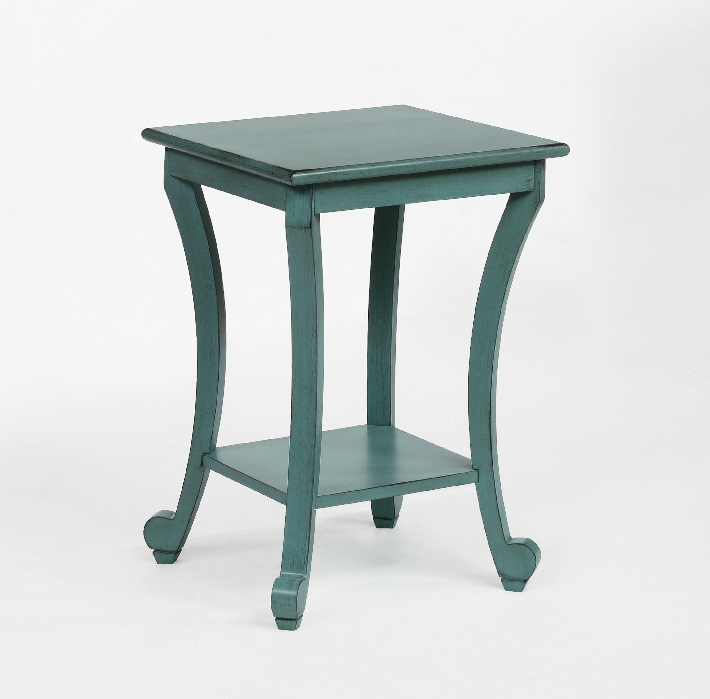 aqua end table