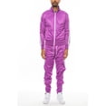thumbnail image 2 of Men's Tracksuit 2 Pieces Sweat Suits Side Stripe Casual Long Sleeve Outfit Sports Jogging Suits Set, 2 of 5
