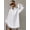 White, variant on Oversized Button Down Shirt for Women Long Sleeve Lapel Drop Shoulder Loose Fit Tunic Office Top