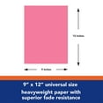 thumbnail image 4 of Tru-Ray Construction Paper, Heavyweight, Shocking Pink, 9" x 12", 50 Sheets Per Pack, 5 Packs, 4 of 5