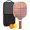 Brick-red-1, variant on Pickleball Paddles Set Of 1, Fiberglass Surface, Denim Jean Print, 1 Paddle, 2 Balls & Bag