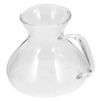 Coffee Kettle Clear Glass Coffee Carafe Coffee with Spout Handle 300ml