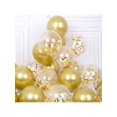 thumbnail image 2 of Party Balloons Pack Of 10 - Metallic Balloons & Confetti Balloons - 12 Inch Green Balloon Decorations Set, 2 of 3