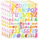 thumbnail image 1 of 5 uds pegatinas de letras y números letras decorativas pegatinas de números pegatinas de letras autoadhesivas, 1 of 5