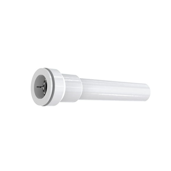 Tubo de extensión Plumb Pak Insta-Plumb de 3,2 cm x 20 cm, color blanco