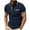 Navy, variant on Men's Polo Shirt Short Sleeve V Neck Casual Classic Lightweight Tees Golf Cotton Stylish T-Shirt with Pocket