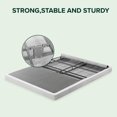 thumbnail image 2 of ZINUS 4 Inch Metal Box Spring White Mattress Foundation / Sturdy Metal Structure / No Assembly Required / Queen, 5 Yr Warranty, 2 of 8