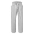 thumbnail image 4 of Mens Pants Relaxed Fit Solid Summer Cotton And Trousers And Style Pants Hiking Pants, 4 of 5