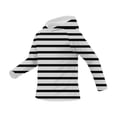 thumbnail image 6 of ITSAME Boys Hoodies, with Thumb Holes Striped Print Sun Protection UPF50+ Kids Outdoor Casual Sweatshirt Black Size 7-8T, 6 of 6