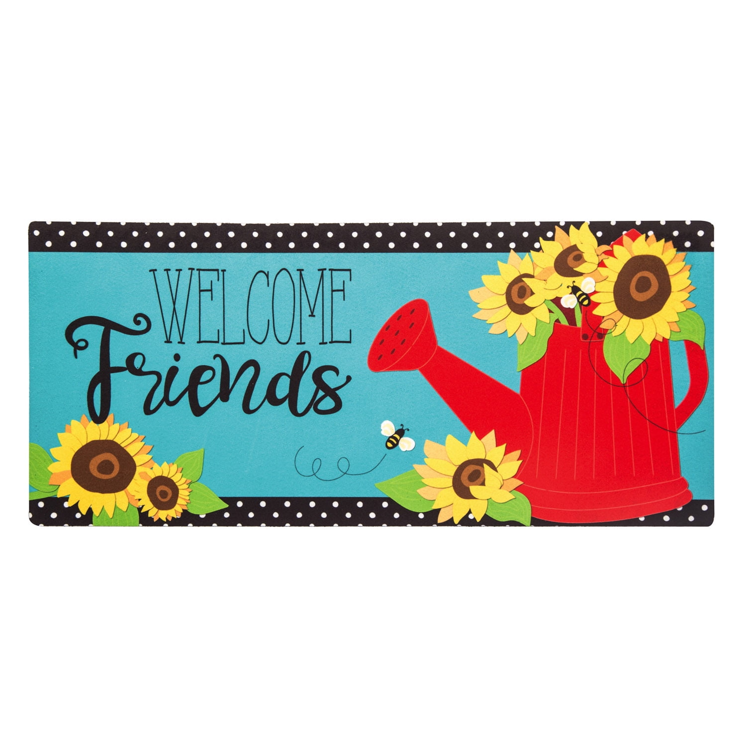 Evergreen,Sassafras Mat Set,Sassafras Switch Mat Size 22"W x 10"H, Black Scroll Sassafras Mat