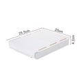 thumbnail image 3 of Fiudx Bandeja Autoadhesiva para Lápices, Cajón Oculto, Práctico Organizador para Debajo Del Escritorio, Gran Capacidad, Fácil Instalación, Material Abs Resistente, Color Blanco o Gris, Diseño Compact, 3 of 3
