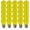 yellow, variant on S14 YELLOW colored LED filament Plastic bulbs Box of 25