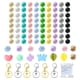 thumbnail image 2 of Cuentas de silicona como juego de llaveros, cuentas de goma de colores, cuentas con llavero para manualidades, pulseras y bisutería., 2 of 9