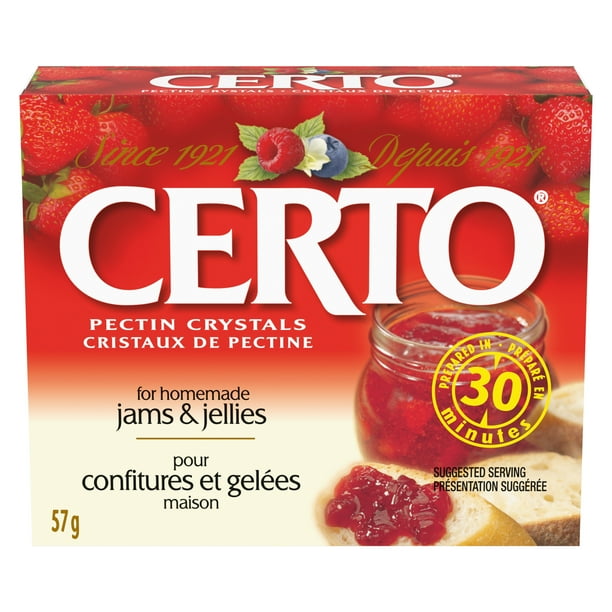 Certo Original Pectin Crystals, 57g Walmart.ca