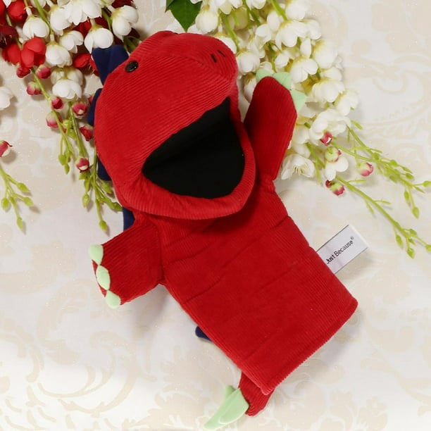 Marioneta de Títeres Macarena Simulación de Fantasía Para Niñas Rojo Marioneta de mano de animal