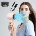 thumbnail image 1 of SUTENGDA Professional Hair Dryer with 3 Speed Settings 134.6°F Temperature Control  Ionic Technology Blow Dryer Set with 2 Styling Combs  Portable Low Noise Hair Dryer for Home Travel Sa, 1 of 8