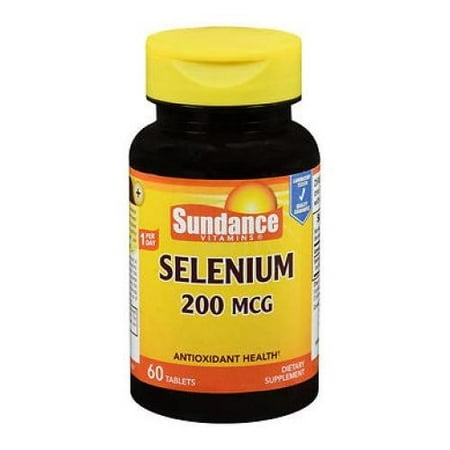 Sundance Selenium 200mcg Antioxident Health 60 Count