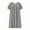 Grey-1, variant on Charmgo Summer Pajamas, Summer Cotton Silk Short Sleeve Dress for Middle Aged Women New Loose Fit Home Wear Elderly Sleepwear Plus Size Dress Women's Lingerie, Sleep & Lounge Hot Pink