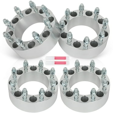 cciyu Wheel Spacers 8 Lug 4PCS 2.5 inch 63.5mm Thick 8x6.5 (8x165.1mm) to 8x6.5 (8x165.1mm) Wheel Spacers Compatible for 2011-2013 for Ram 1981-2008 for Ford 1994-2010 for Dodge