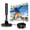 Red, variant on RidaaFri TV Antenna Indoor/Outdoor, HD Digital Antenna for Smart TV and Older TV’s, Support 4K/1080p/VHF/UHF Free Local Channels with 16FT Long Coax Cable